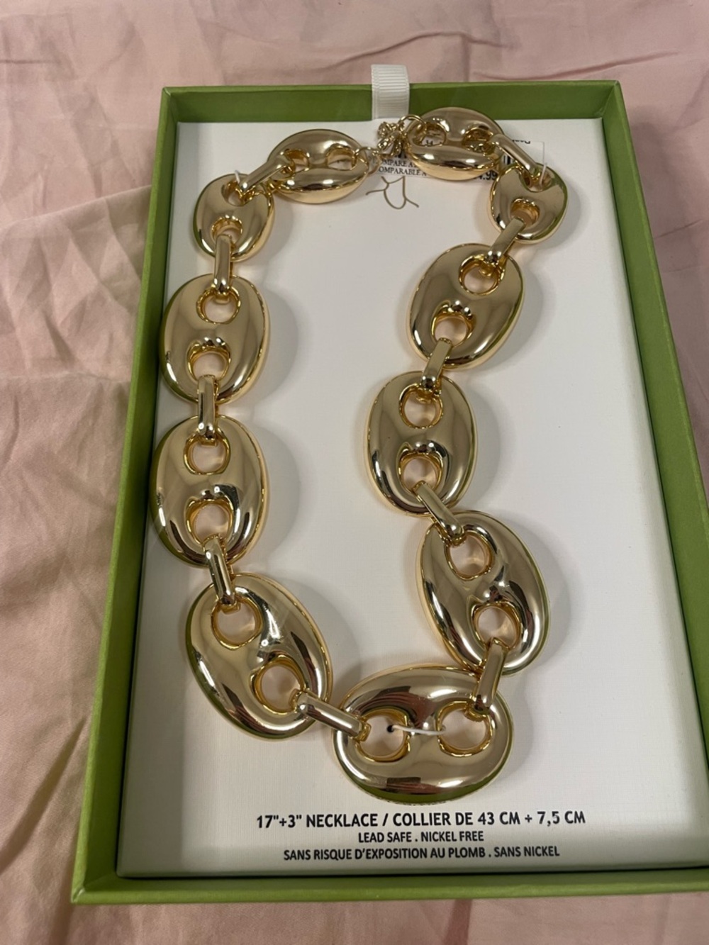 House of Harlow 1960 puff mariner Necklace - 17” + 3”